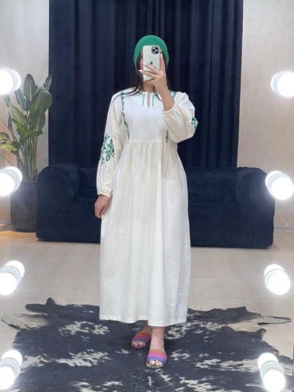 مانتو پیراهنی مزونی کد 1080