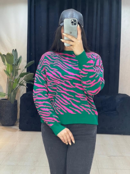 بلوز بافت زبرا کد 11218