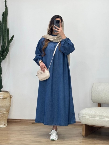 مانتو ‌پیراهنی جین هلما کد 12584