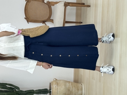 دامن شلواری جلو دکمه کد 12655