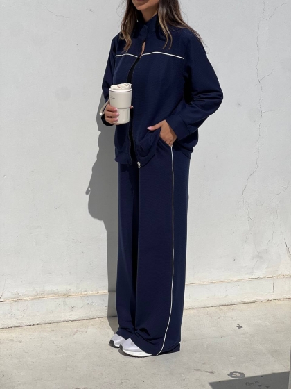 ست بامبر و شلوار بازل کد 12914