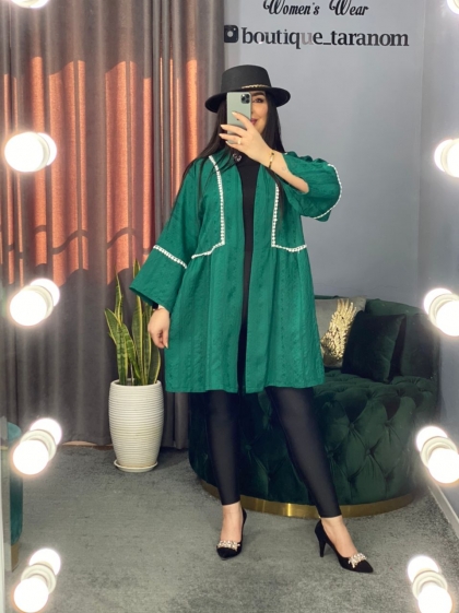 مانتو عروسکی مغزی دوزی کد 199