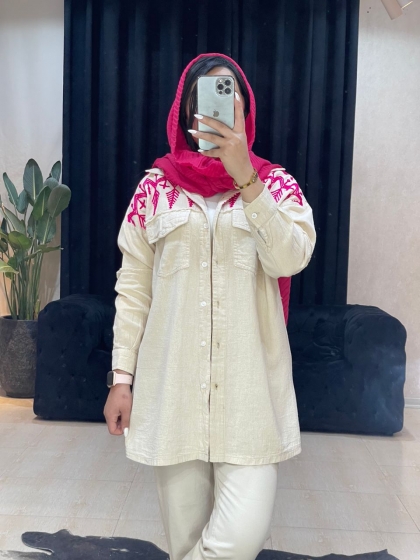 مانتو لینن گلدوزی کد سرچ در 1083