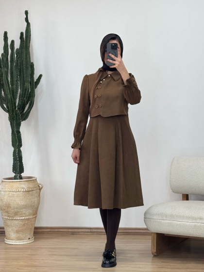 پیراهن ترک‌ ترنم کد 12310