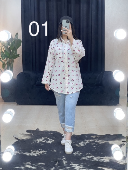 شومیز فلامینگو کد 984