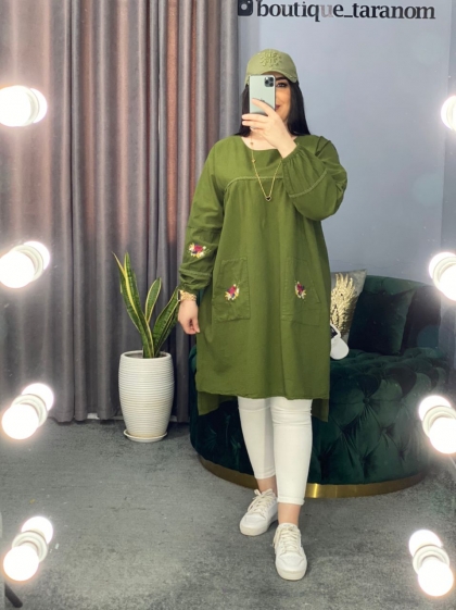 مانتو الیاف مهتاب کد 374