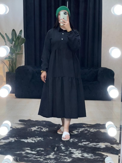 مانتو پیراهنی پولتی کد 1137