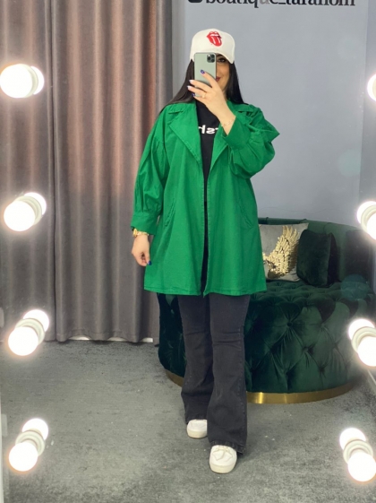 مانتو کتی استین پفی کد 472