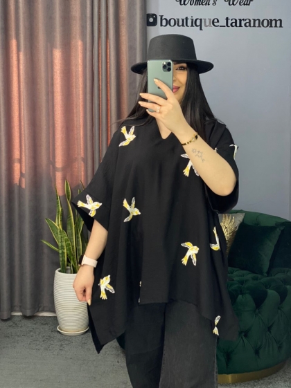 مانتو گلدوزی پرستو کد 213