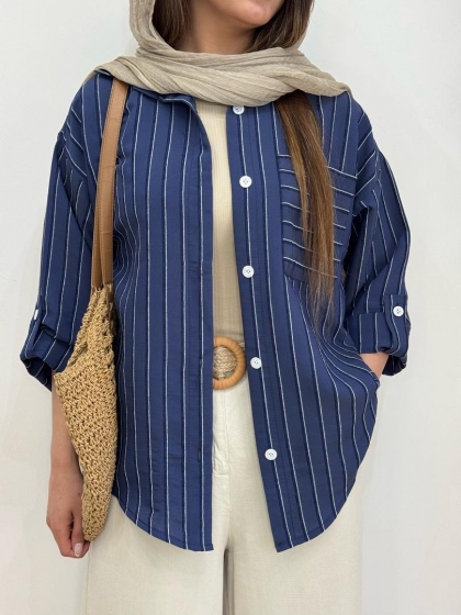 شومیز پری راه راه کد 12415